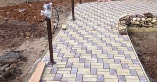 Укладка тротуарной плитки под ключ в Ишимбае в октябре