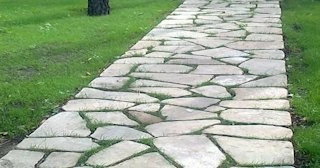 Профессиональная укладка камня на дорожки в Ишимбае в октябре