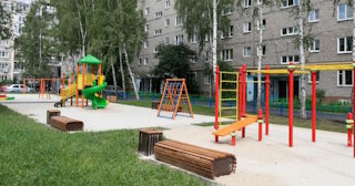 Благоустройство детской площадки во дворе от 1927 руб. в Ишимбае
